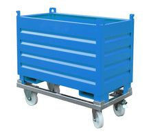 Sammelbehälter - System SBS 500, lackiert, Lichtblau - Staplertechnik24 - 4511 - 01 - 0000 - 3