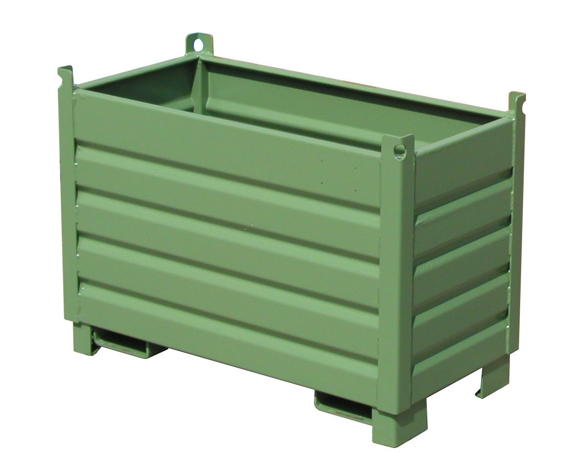 Sammelbehälter - System SBS 500, lackiert, Resedagrün - Staplertechnik24 - 4511 - 01 - 0000 - 4