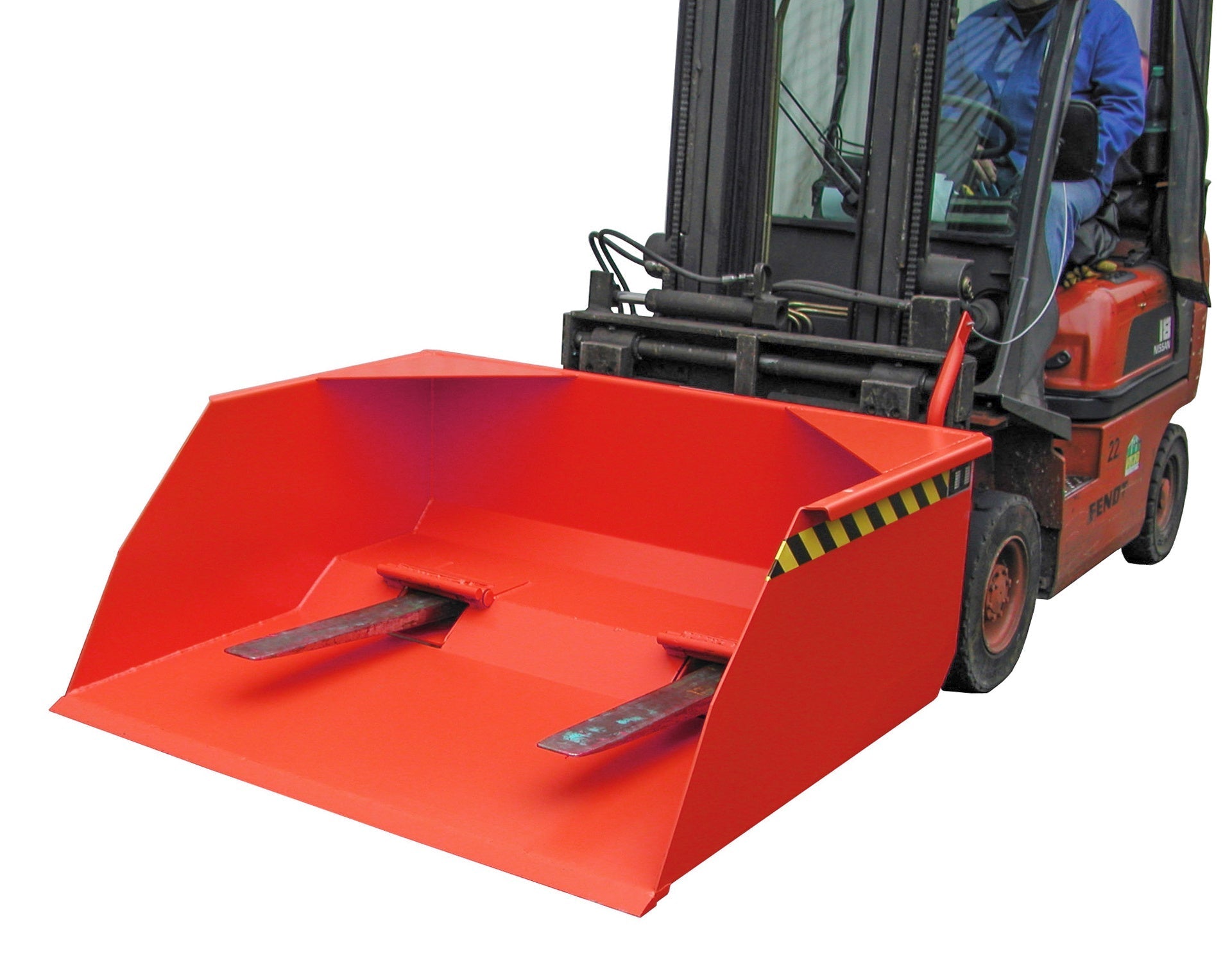 Schaufel BSM 100, lackiert, Feuerrot - Staplertechnik24 - 4414 - 21 - 0000 - 2