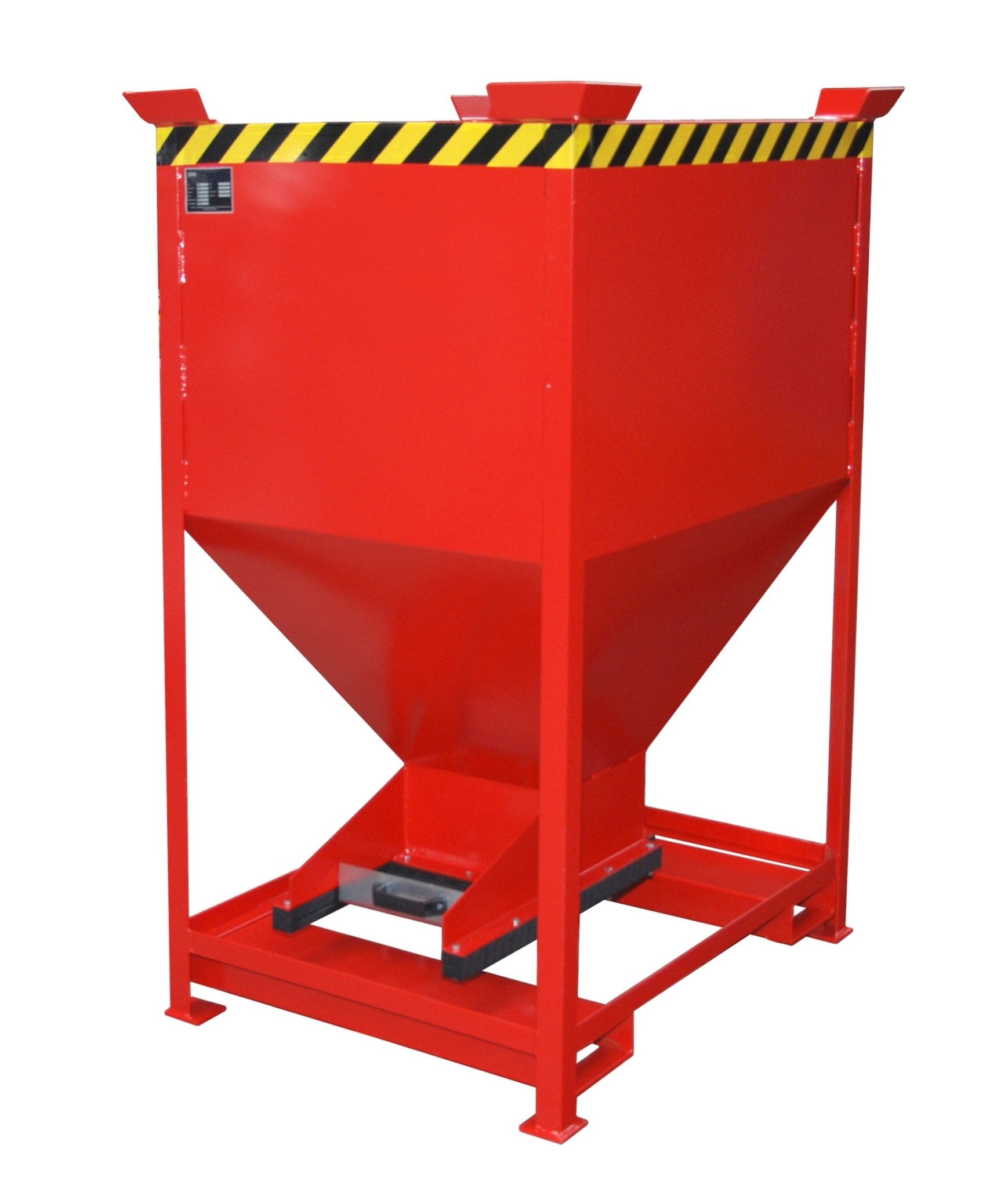 Silobehälter SG - D 600, lackiert, Feuerrot - Staplertechnik24 - 4437 - 08 - 0000 - 2