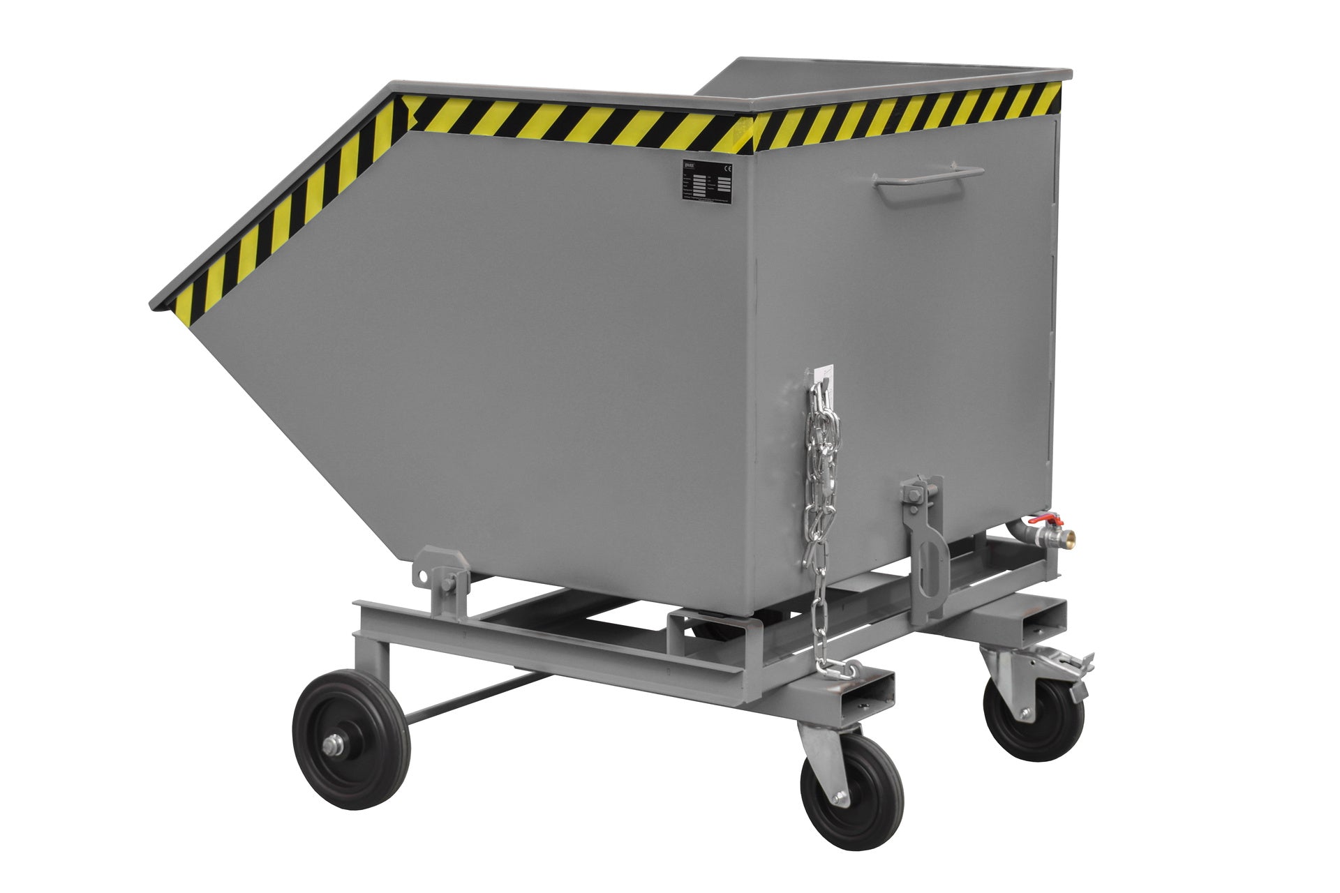 Späne - Kastenwagen SKW - ET 1000, lackiert, Mausgrau - Staplertechnik24 - 4438 - 43 - 0000 - 5