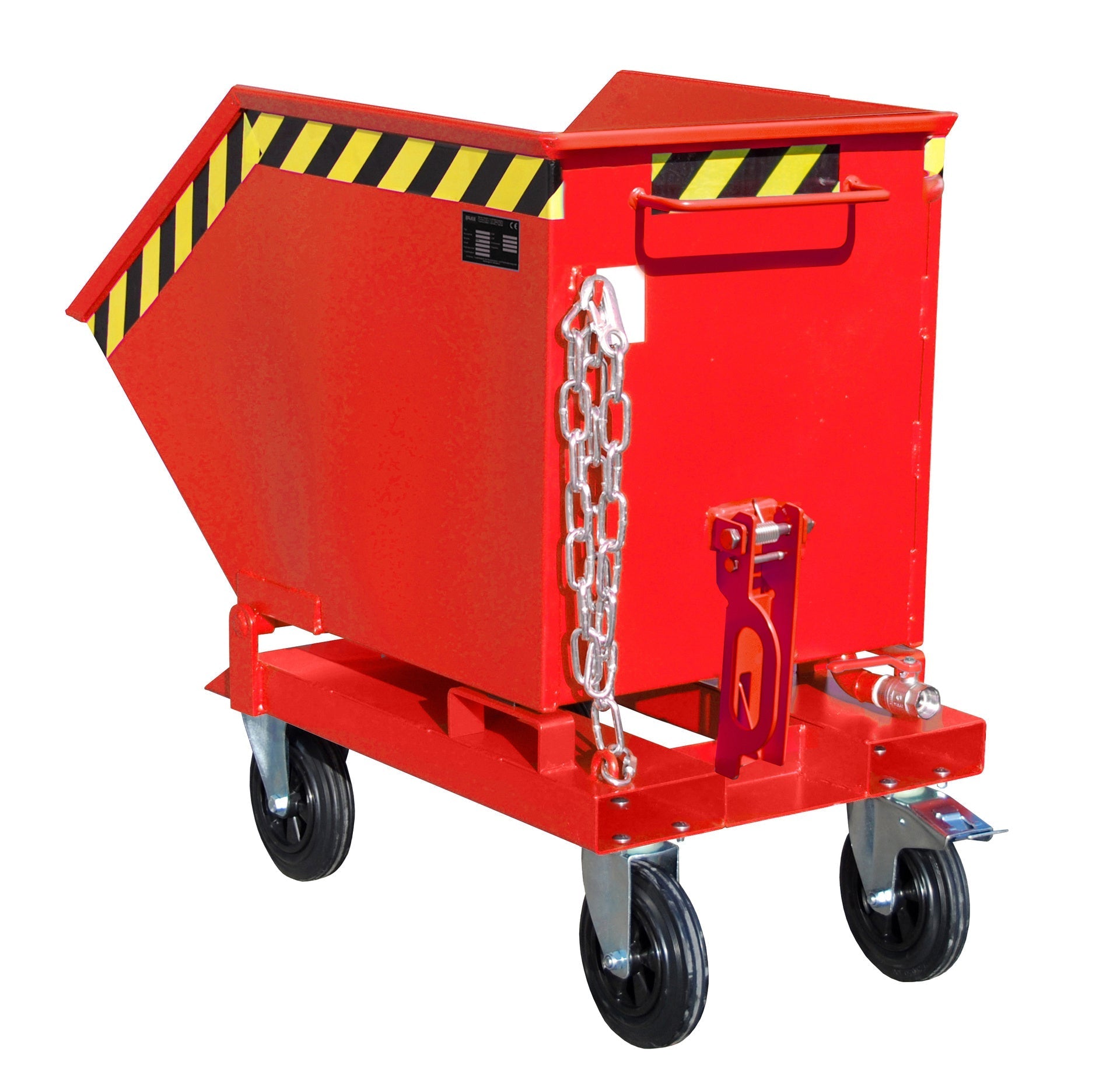 Späne - Kippmulde SKK 250, lackiert, Feuerrot - Staplertechnik24 - 4541 - 08 - 0000 - 2