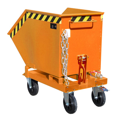 Späne - Kippmulde SKK 250, lackiert, Gelborange - Staplertechnik24 - 4541 - 08 - 0000 - 1