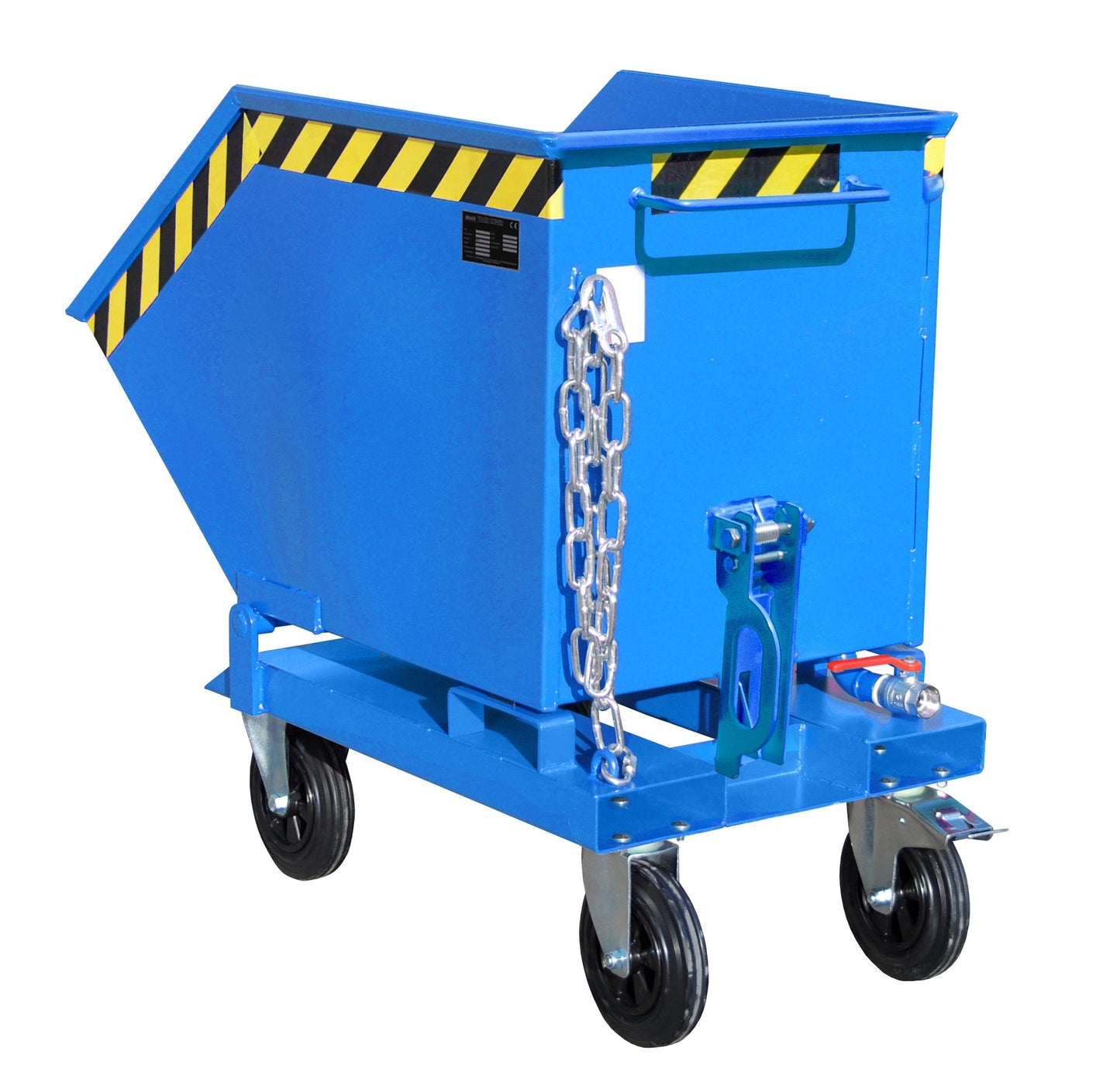 Späne - Kippmulde SKK 250, lackiert, Lichtblau - Staplertechnik24 - 4541 - 08 - 0000 - 3