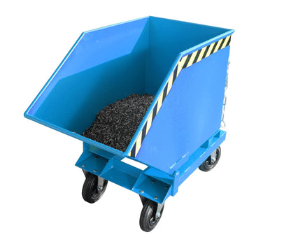 Späne - Kippmulde SKK 250, lackiert, Lichtblau - Staplertechnik24 - 4541 - 08 - 0000 - 3