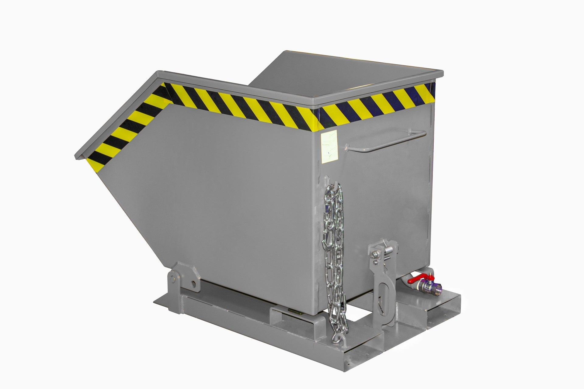 Späne - Kippmulde SKK 250, lackiert, Mausgrau - Staplertechnik24 - 4541 - 08 - 0000 - 5