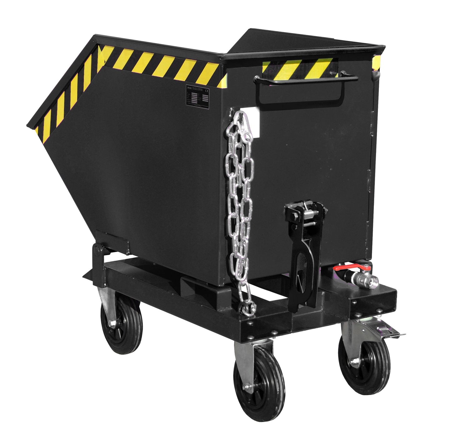 Späne - Kippmulde SKK 250, lackiert, Schwarzgrau - Staplertechnik24 - 4541 - 08 - 0000 - 16