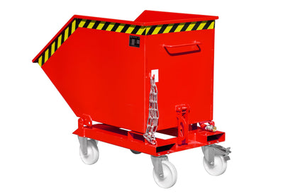 Späne - Kippmulde SKK 400, lackiert, Feuerrot - Staplertechnik24 - 4541 - 09 - 0000 - 2