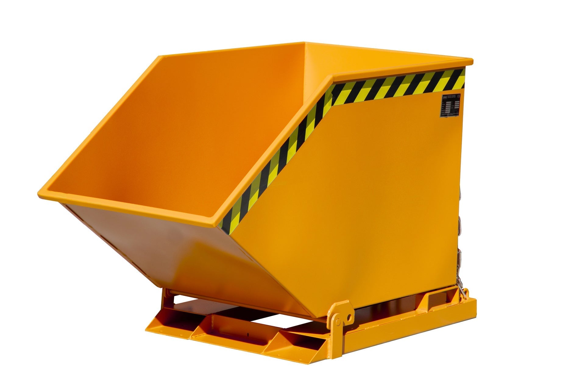 Späne - Kippmulde SKK 400, lackiert, Gelborange - Staplertechnik24 - 4541 - 09 - 0000 - 1