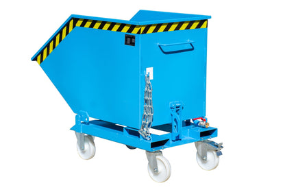 Späne - Kippmulde SKK 400, lackiert, Lichtblau - Staplertechnik24 - 4541 - 09 - 0000 - 3