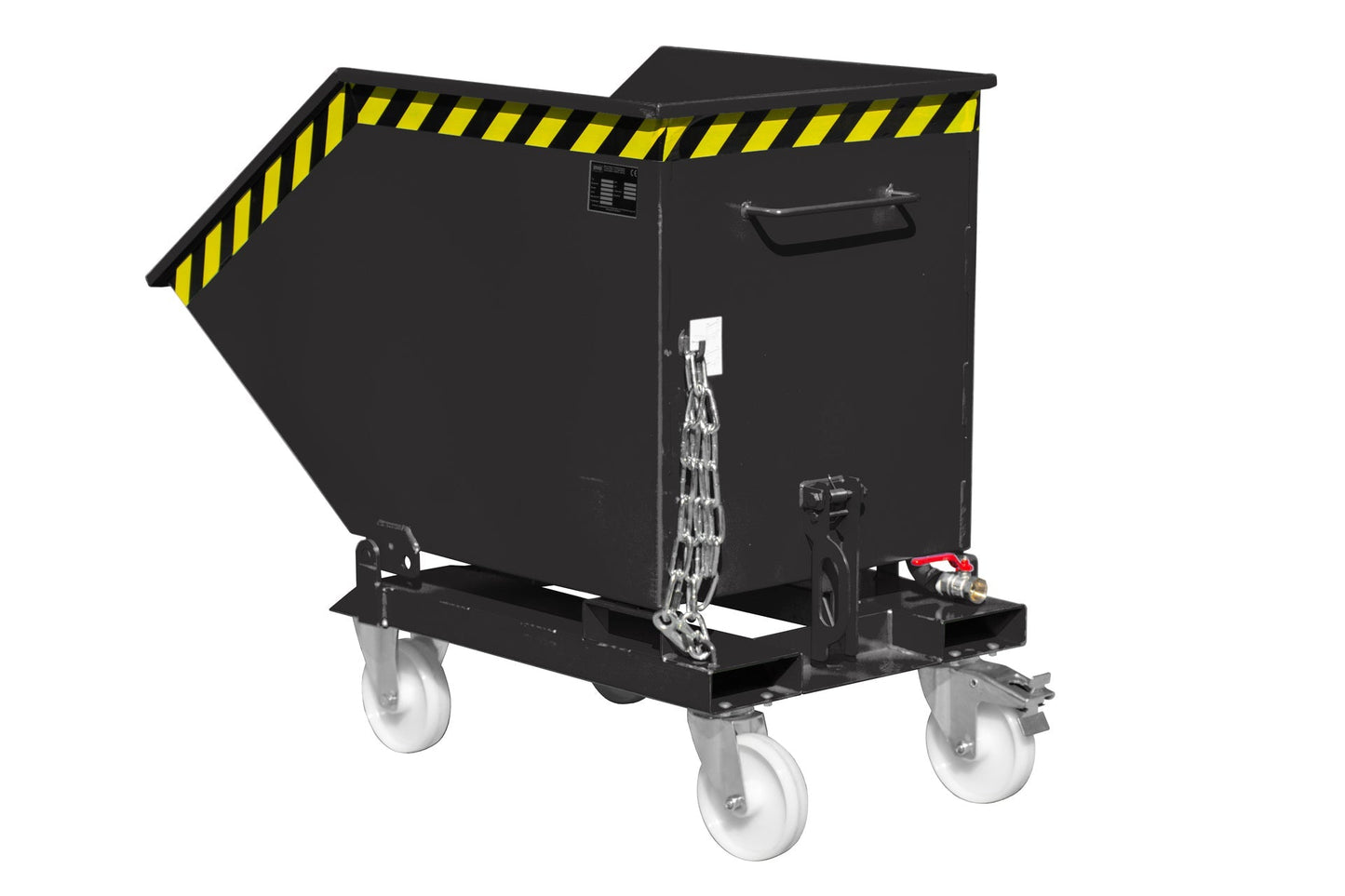 Späne - Kippmulde SKK 400, lackiert, Schwarzgrau - Staplertechnik24 - 4541 - 09 - 0000 - 16