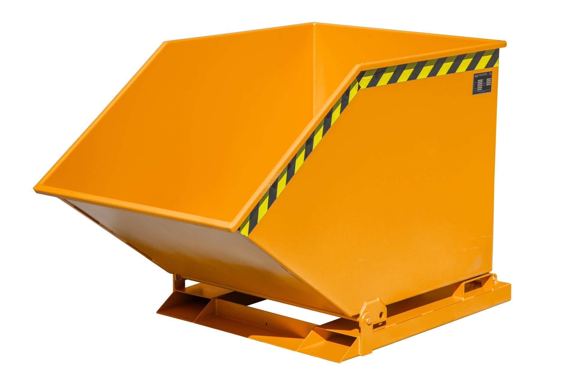 Späne - Kippmulde SKK 600, lackiert, Gelborange - Staplertechnik24 - 4541 - 10 - 0000 - 1
