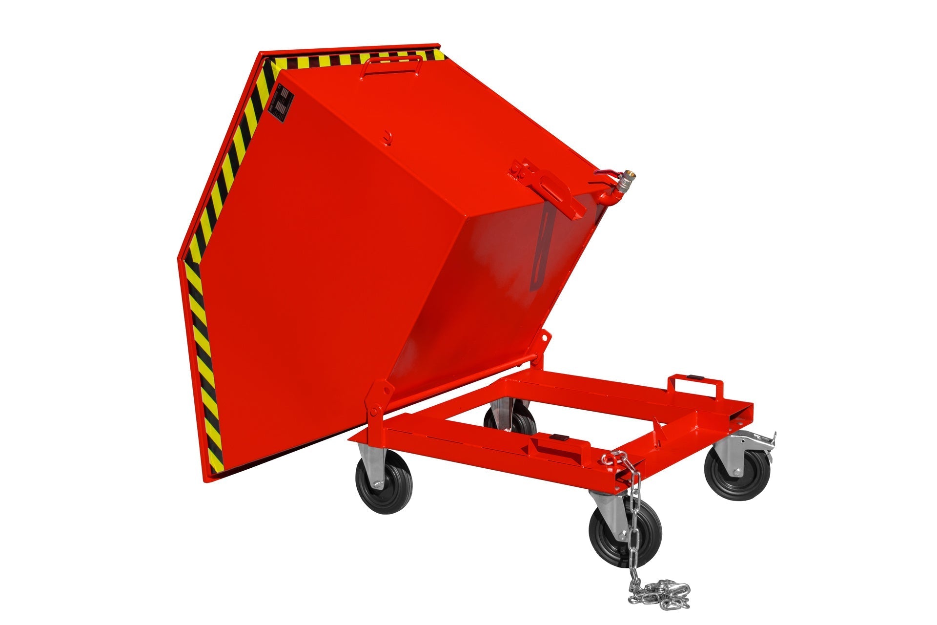Späne - Kippmulde SKK 800, lackiert, Feuerrot - Staplertechnik24 - 4541 - 11 - 0000 - 2