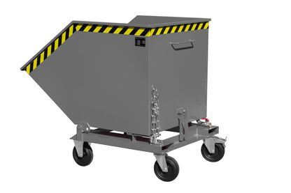 Späne - Kippmulde SKK 800, lackiert, Mausgrau - Staplertechnik24 - 4541 - 11 - 0000 - 5