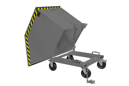 Späne - Kippmulde SKK 800, lackiert, Mausgrau - Staplertechnik24 - 4541 - 11 - 0000 - 5