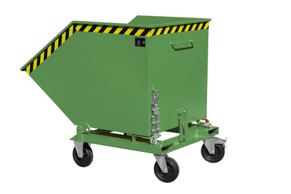 Späne - Kippmulde SKK 800, lackiert, Resedagrün - Staplertechnik24 - 4541 - 11 - 0000 - 4