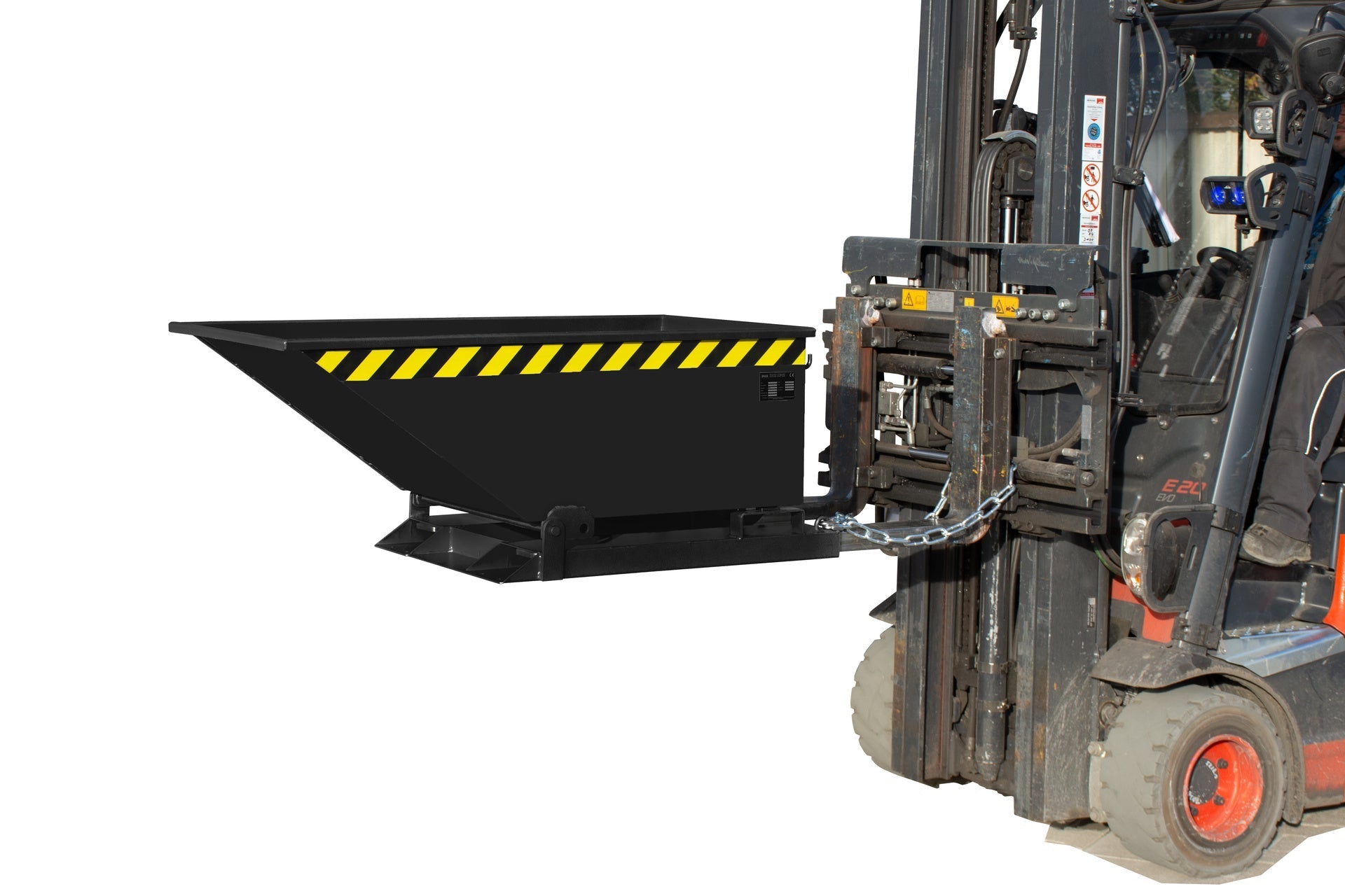 Späne - Kippmulde SKN 250, lackiert, Schwarzgrau - Staplertechnik24 - 4541 - 13 - 0000 - 16