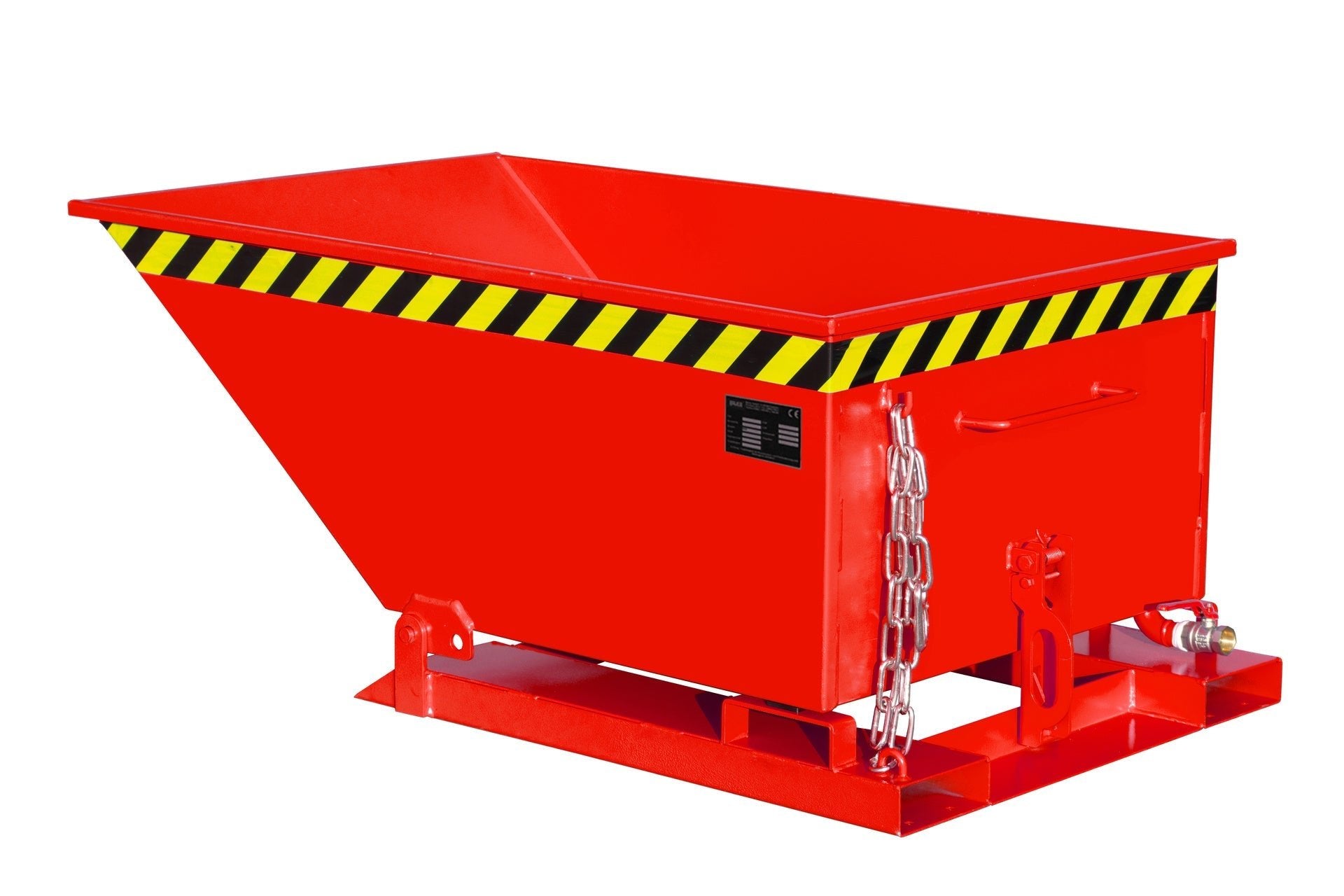 Späne - Kippmulde SKN 400, lackiert, Feuerrot - Staplertechnik24 - 4541 - 14 - 0000 - 2