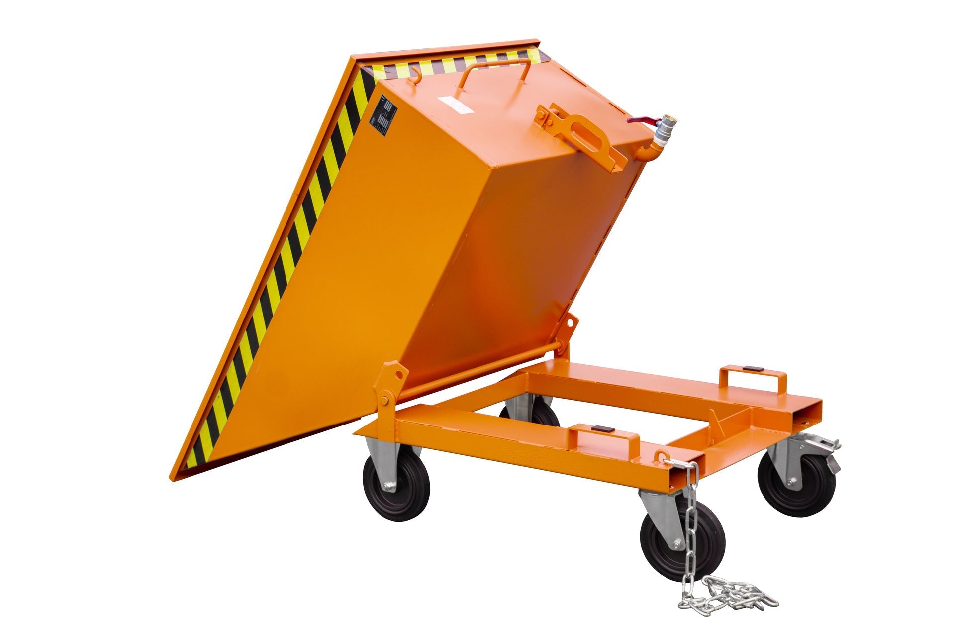 Späne - Kippmulde SKN 400, lackiert, Gelborange - Staplertechnik24 - 4541 - 14 - 0000 - 1