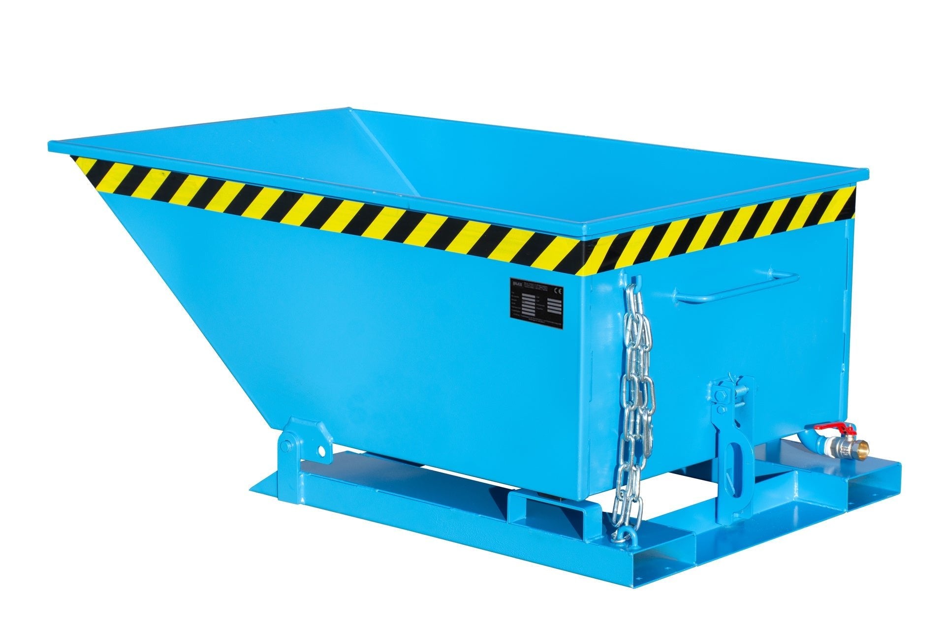 Späne - Kippmulde SKN 400, lackiert, Lichtblau - Staplertechnik24 - 4541 - 14 - 0000 - 3