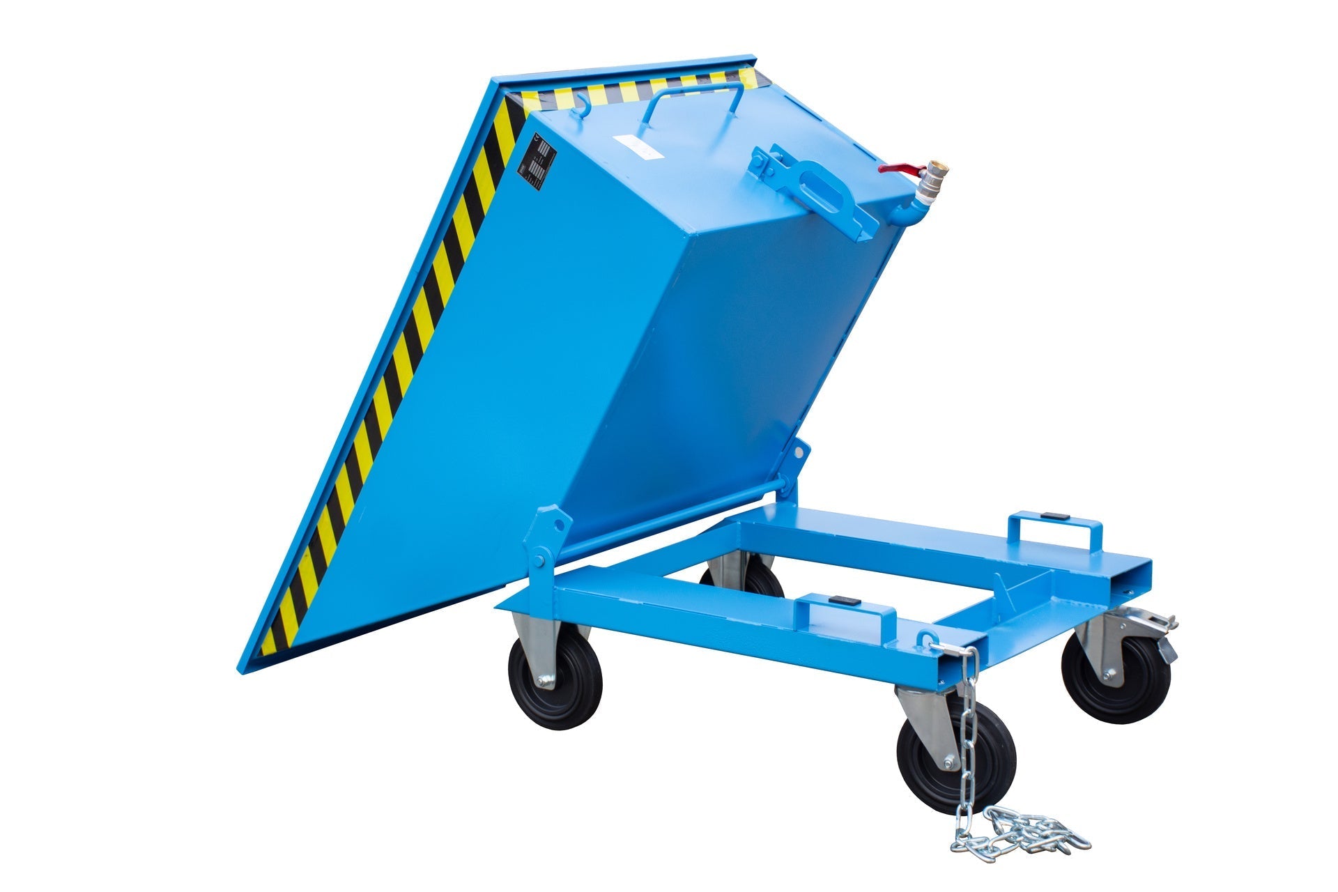 Späne - Kippmulde SKN 400, lackiert, Lichtblau - Staplertechnik24 - 4541 - 14 - 0000 - 3