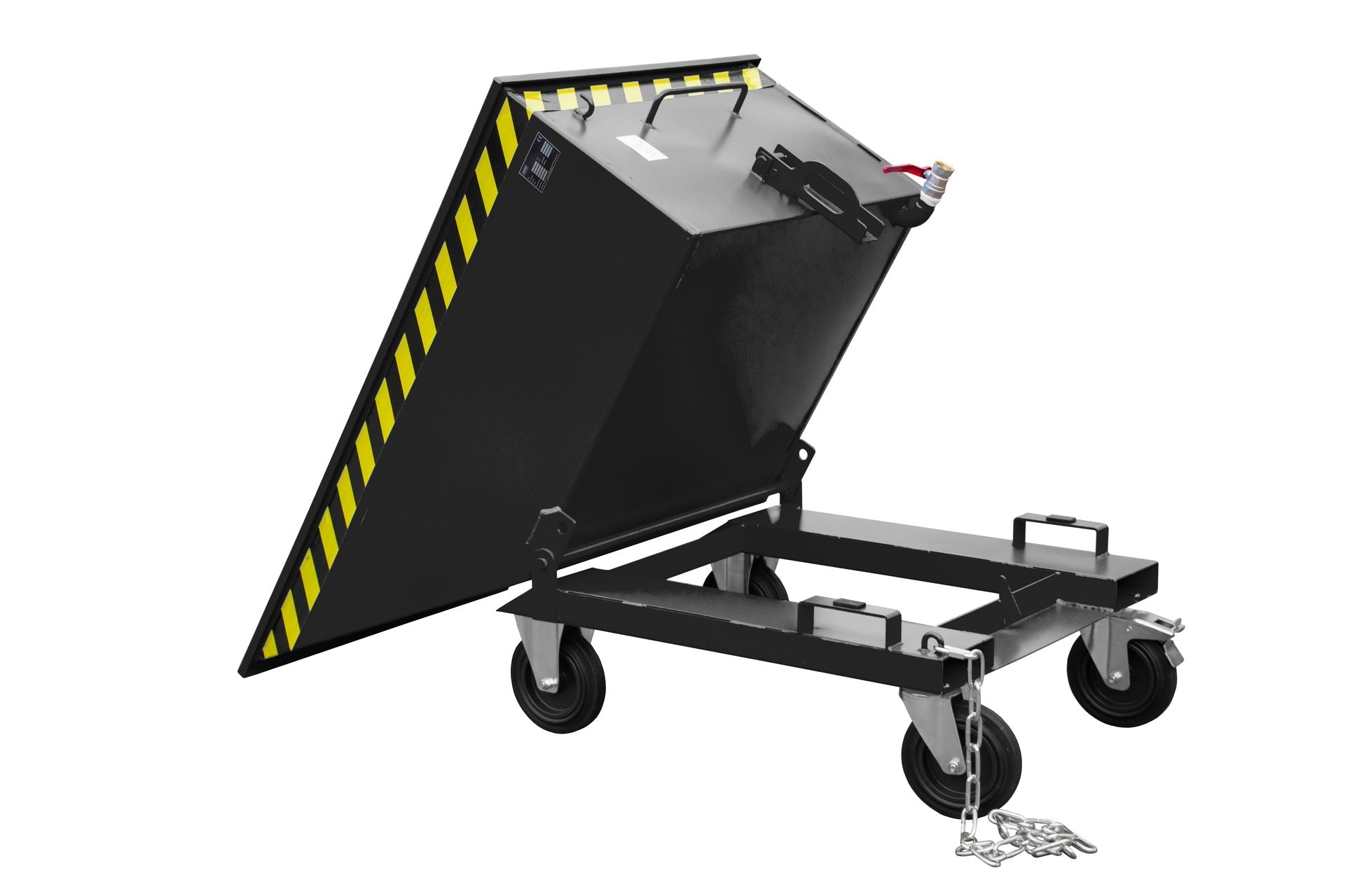 Späne - Kippmulde SKN 400, lackiert, Schwarzgrau - Staplertechnik24 - 4541 - 14 - 0000 - 16