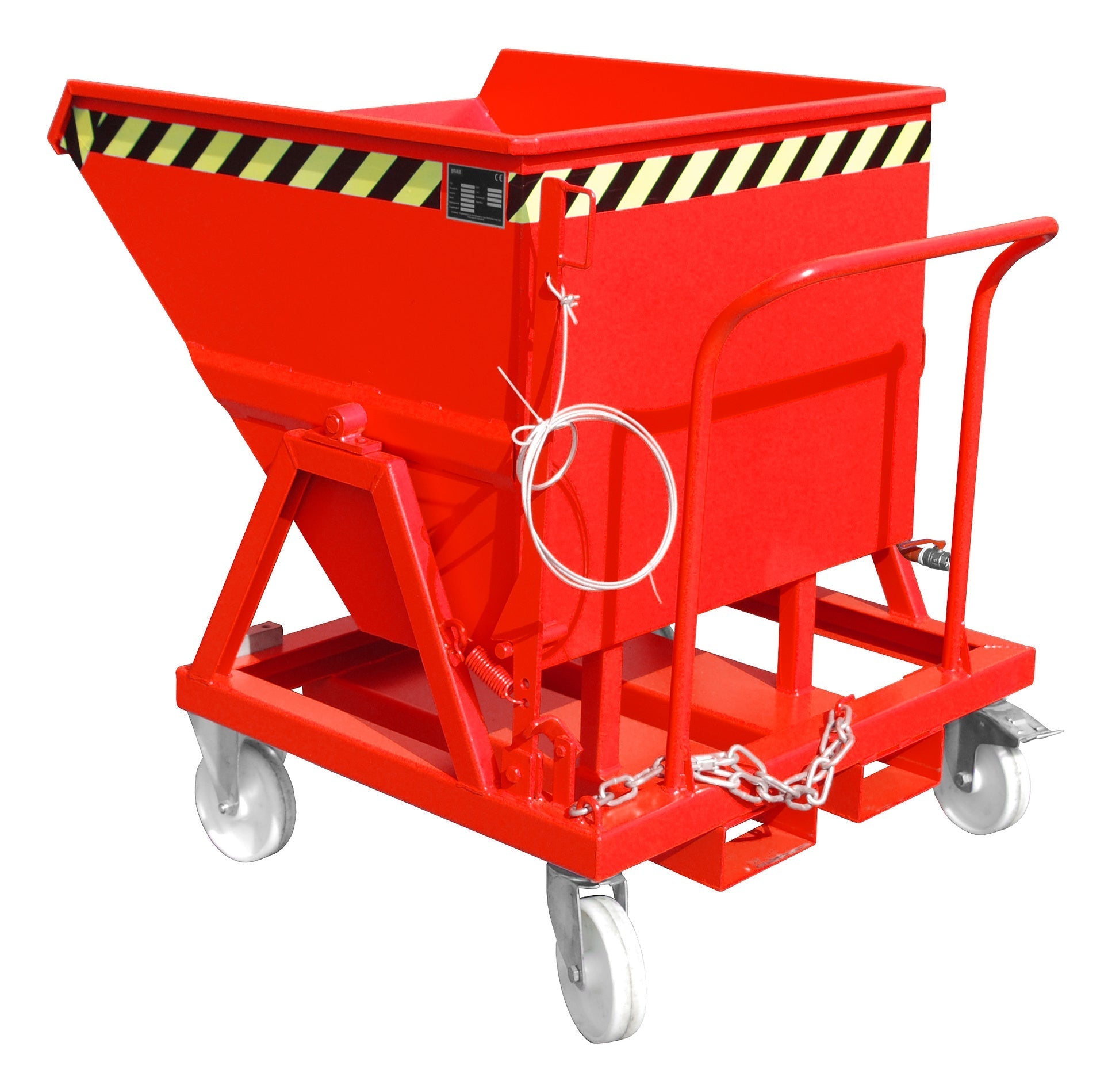 Späne - Kippmulde SKS 400, lackiert, Feuerrot - Staplertechnik24 - 4541 - 18 - 0000 - 2