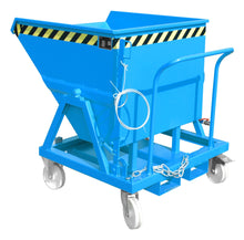 Späne - Kippmulde SKS 400, lackiert, Lichtblau - Staplertechnik24 - 4541 - 18 - 0000 - 3