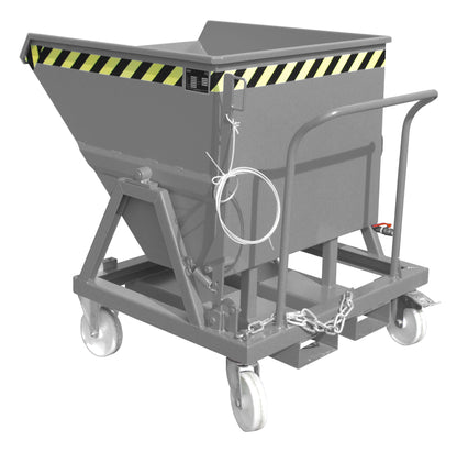 Späne - Kippmulde SKS 400, lackiert, Mausgrau - Staplertechnik24 - 4541 - 18 - 0000 - 5