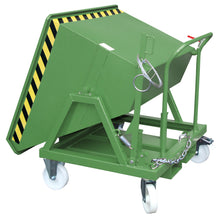 Späne - Kippmulde SKS 400, lackiert, Resedagrün - Staplertechnik24 - 4541 - 18 - 0000 - 4