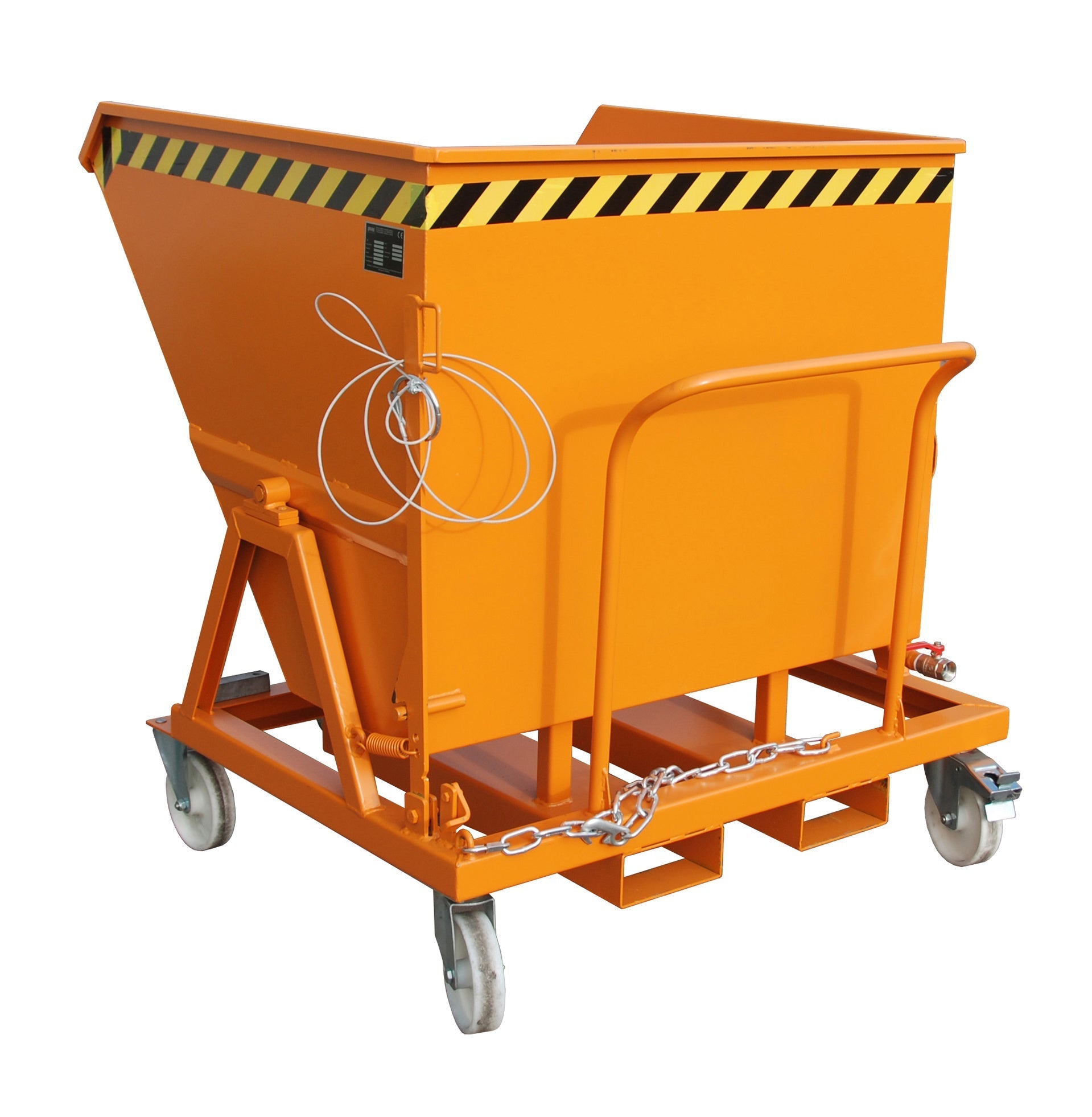 Späne - Kippmulde SKS 700, lackiert, Gelborange - Staplertechnik24 - 4541 - 20 - 0000 - 1