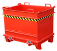 Baustoffcontainer BC 1000, lackiert, Feuerrot - Staplertechnik24 - 4445 - 01 - 0000 - 2