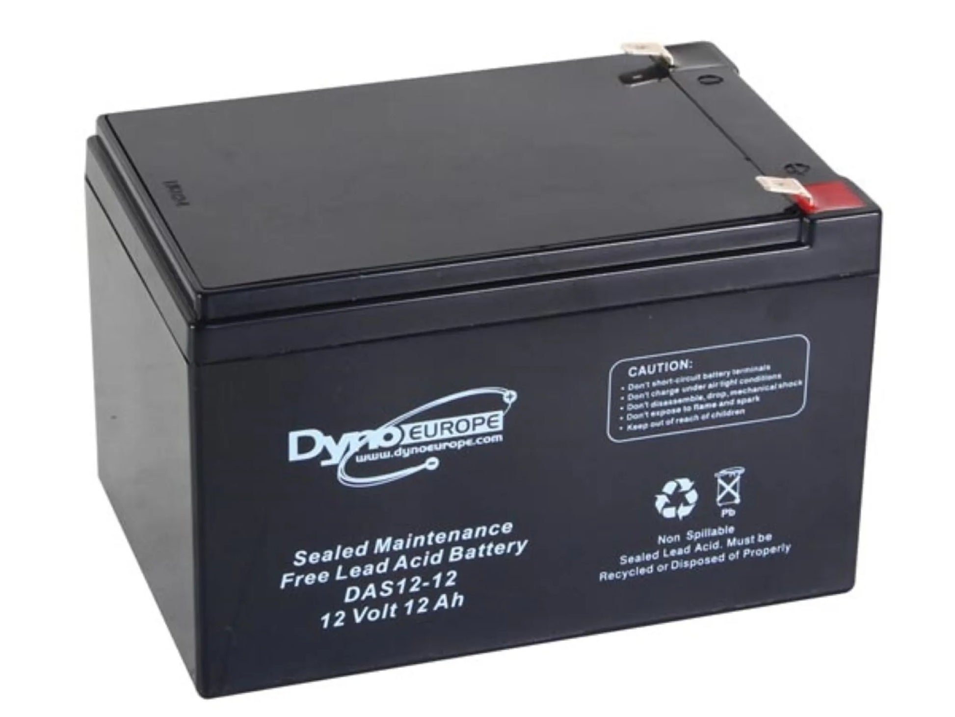 Dyno EUROPE Bleiakku AGM DAS BATTERY 12V 12AH FR - Staplertechnik24