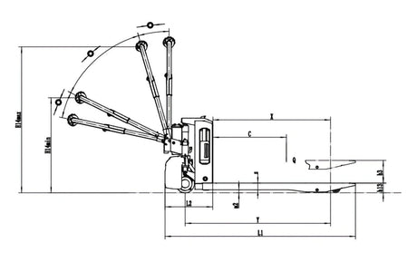 Elektrohubwagen EP F4 1500 kg - Staplertechnik24 - EP - F4