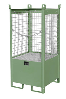 Fass - Stapelpalette FSP - 1 D, lackiert, Resedagrün - Staplertechnik24 - 4442 - 06 - 0000 - 4