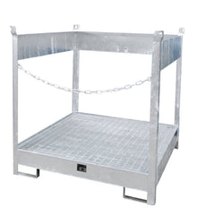 Fass - Stapelpalette FSP - 4, feuerverzinkt - Staplertechnik24 - 4442 - 05 - 0000 - 7