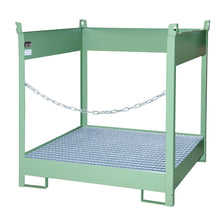 Fass - Stapelpalette FSP - 4, lackiert, Resedagrün - Staplertechnik24 - 4442 - 05 - 0000 - 4