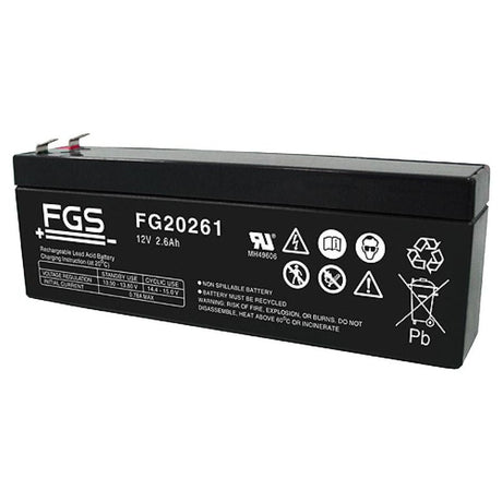 FGS FG20261 12V/2,6Ah Blei - Akku / AGM Batterie - Staplertechnik24 - FG20261