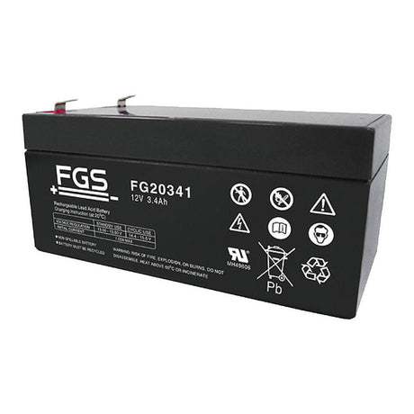 FGS FG20341 12V/3,4Ah Blei - Akku / AGM Batterie - Staplertechnik24 - FG20341