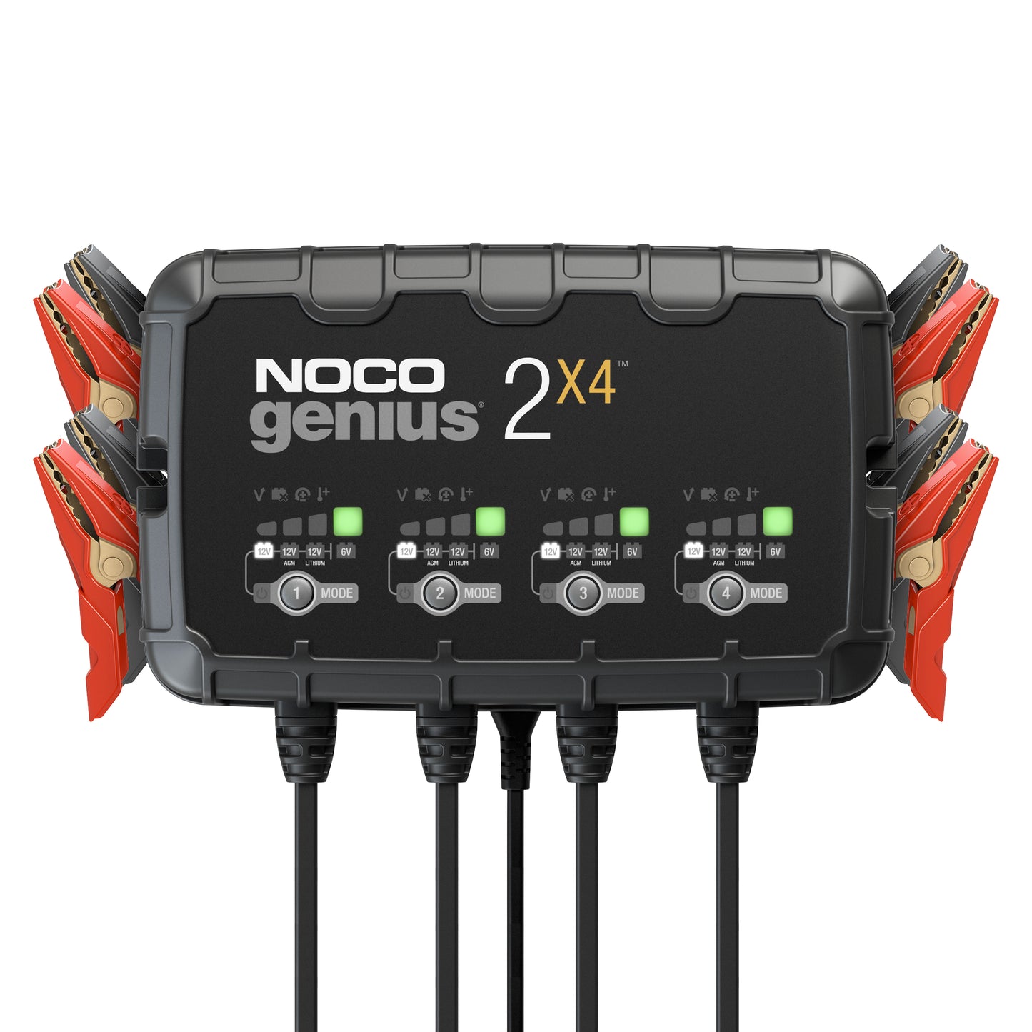 NOCO Batterieladegerät GENIUS 2X4 4-Bank 8-Ampere, 12 Volt - Staplertechnik24