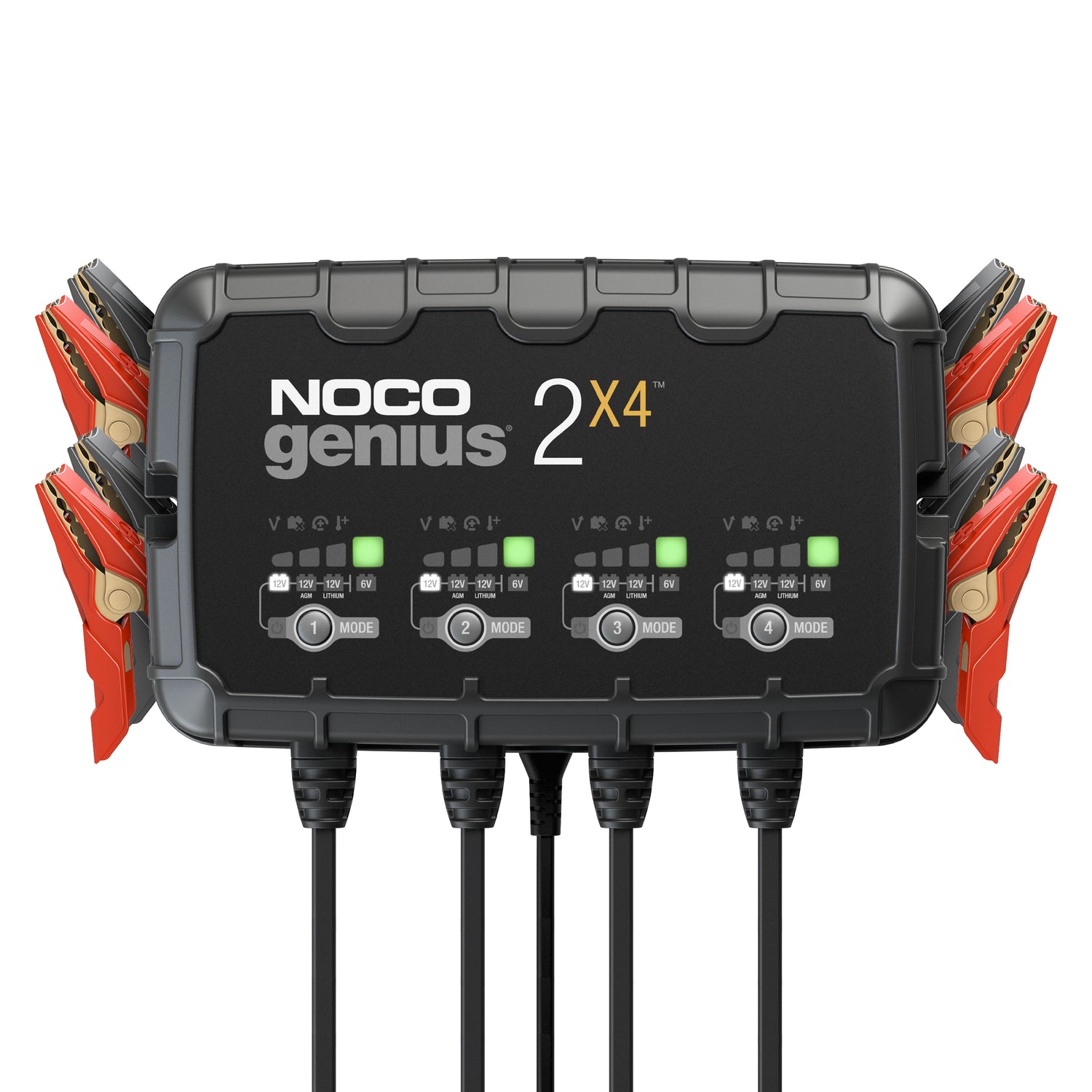 NOCO Batterieladegerät GENIUS 2X4 4-Bank 8-Ampere, 12 Volt - Staplertechnik24