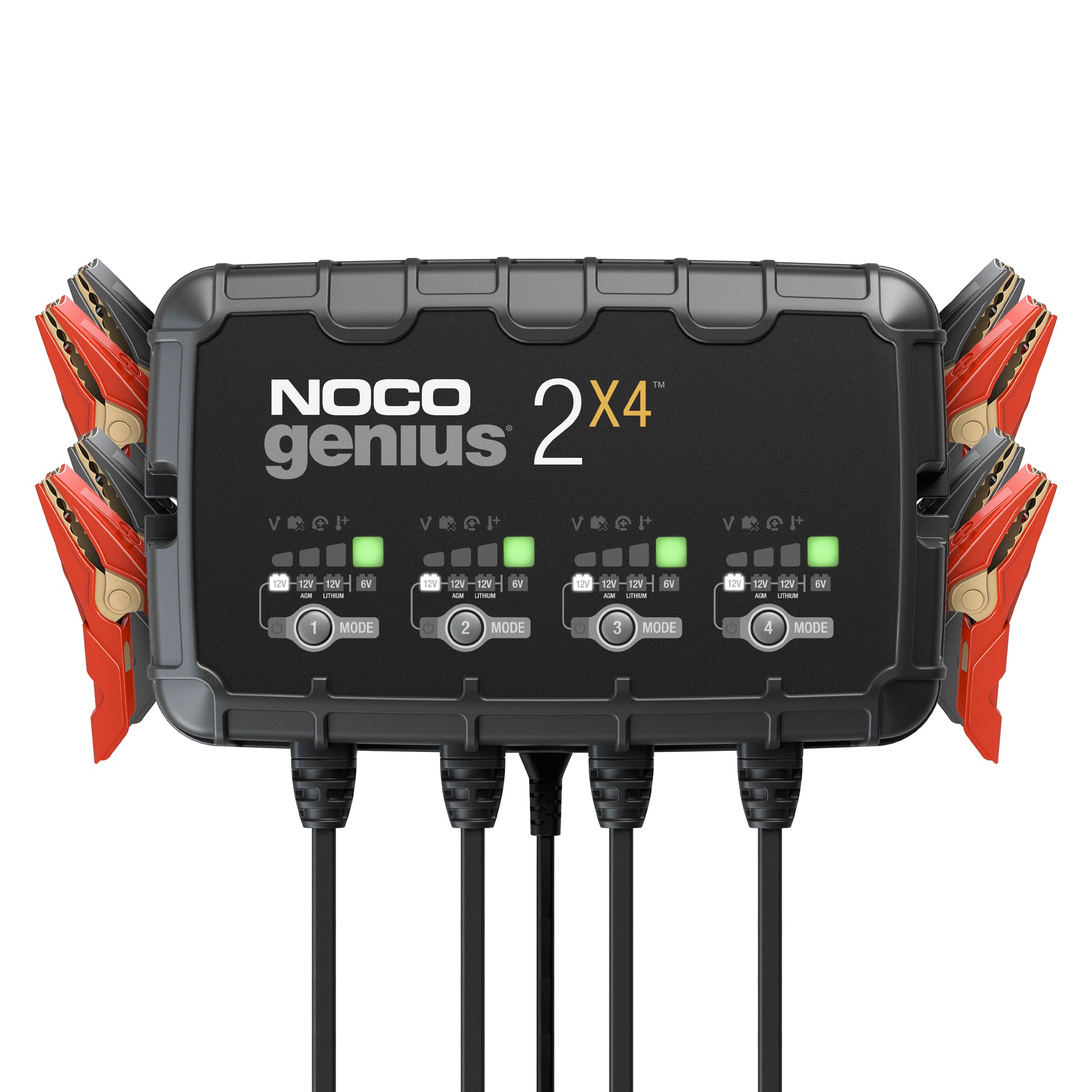 NOCO Batterieladegerät GENIUS 2X4 4-Bank 8-Ampere, 12 Volt - Staplertechnik24
