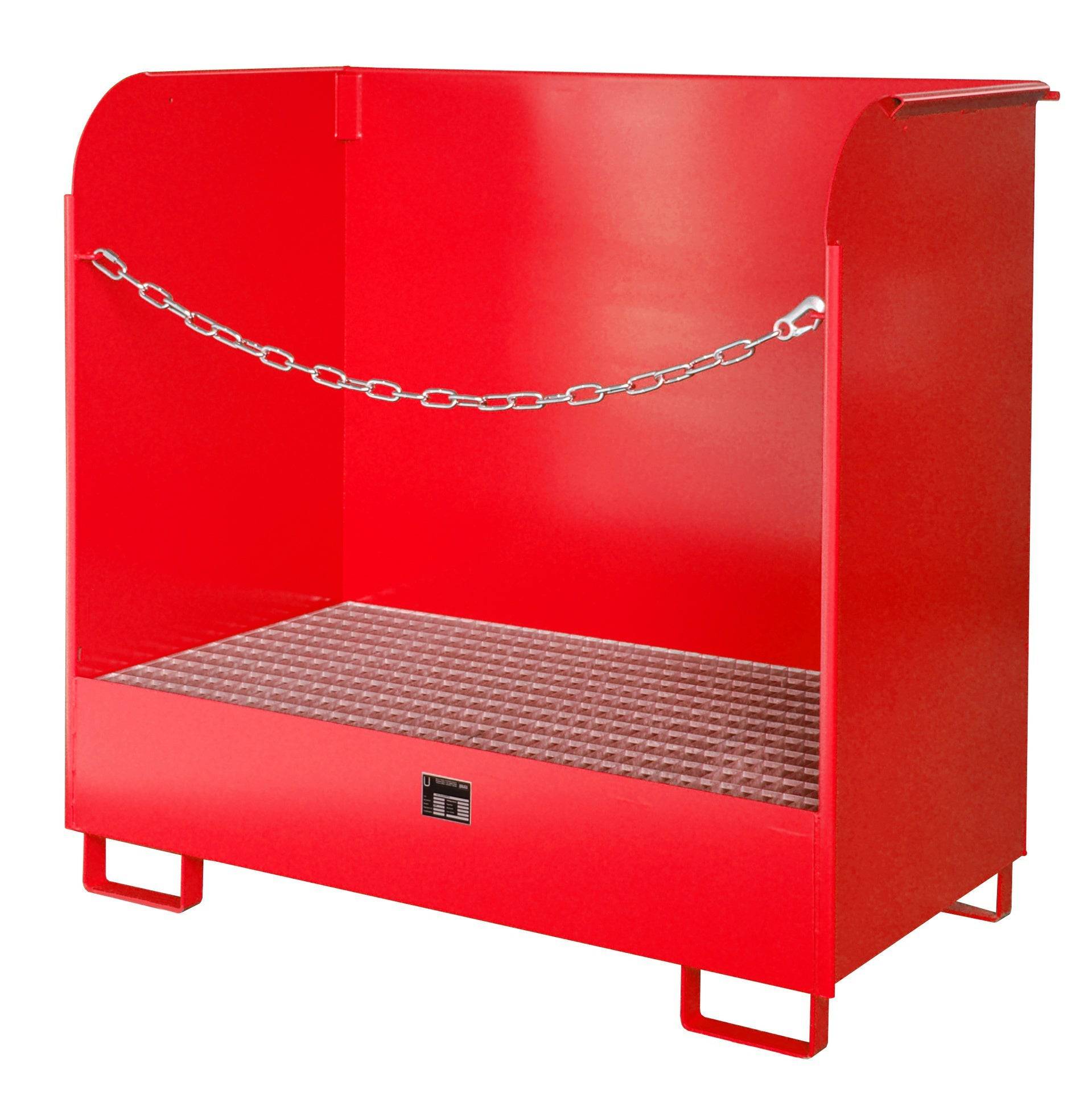 Gefahrstoff - Depot GD - A, lackiert, Feuerrot - Staplertechnik24 - 4416 - 01 - 0000 - 2