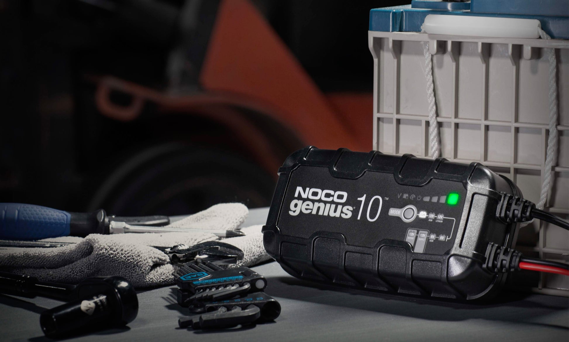 NOCO Batterieladegerät GENIUS 10-Ampere, 12 Volt - Staplertechnik24