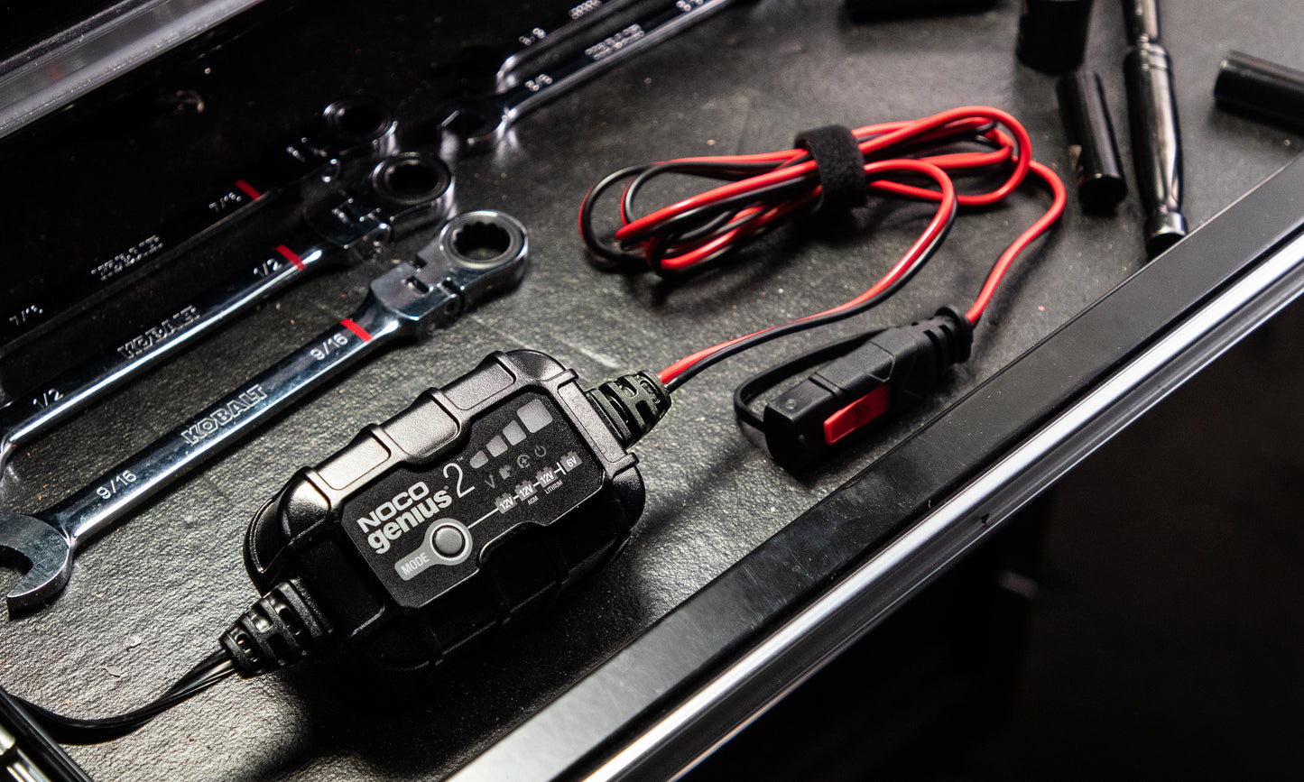 NOCO Batterieladegerät GENIUS 2-AMP, 6 Volt / 12 Volt - Staplertechnik24