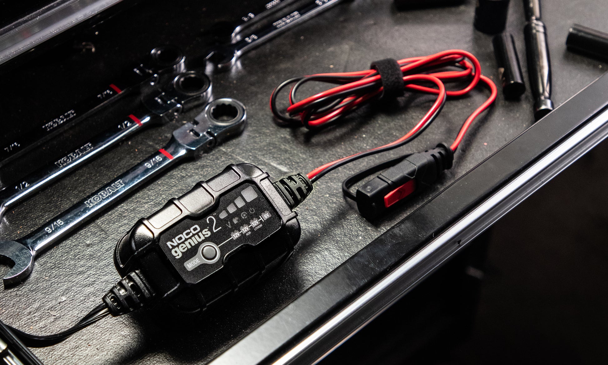 NOCO Batterieladegerät GENIUS 2-AMP, 6 Volt / 12 Volt - Staplertechnik24