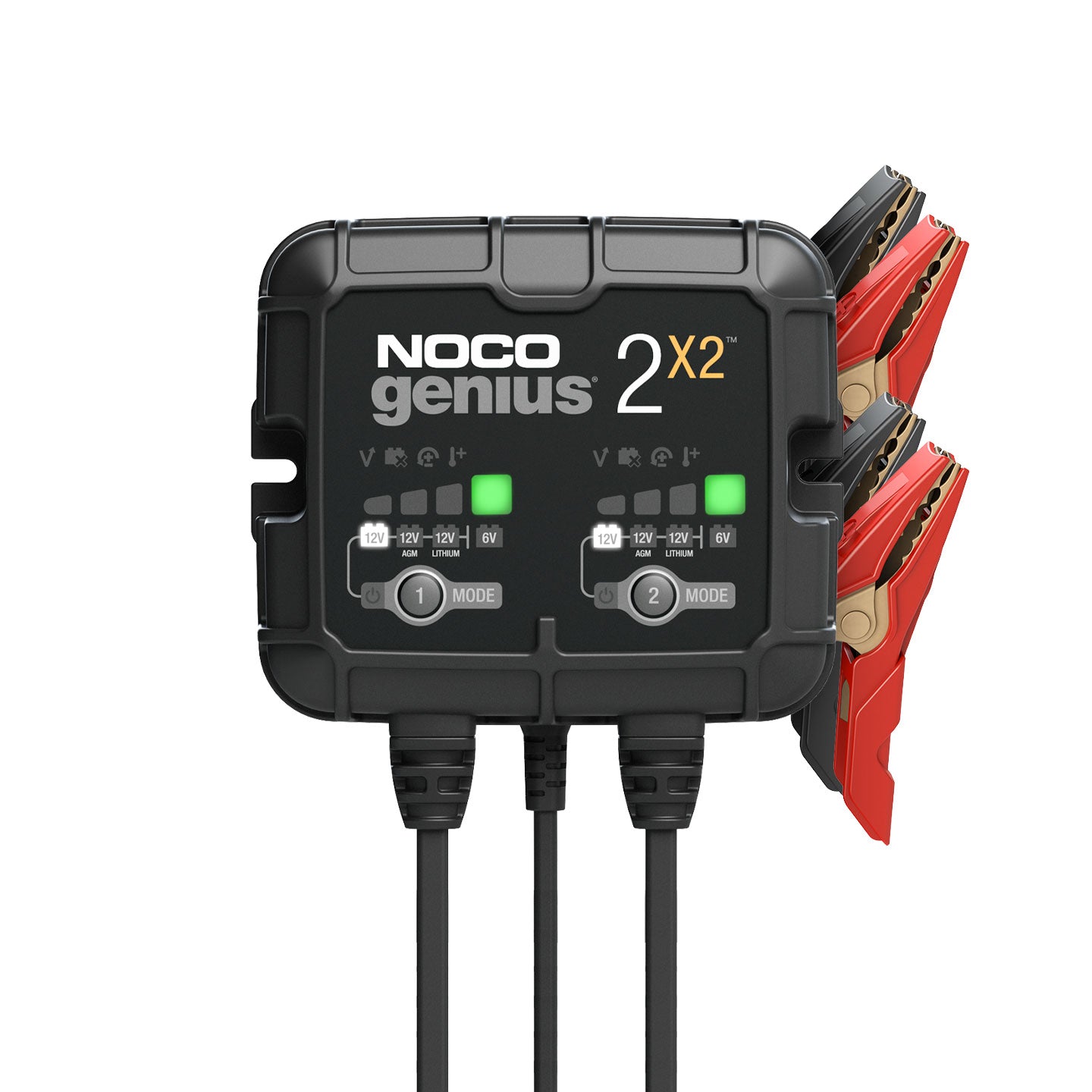 NOCO Batterieladegerät GENIUS 2X2 2-Bank 4-AMP 12 Volt - Staplertechnik24