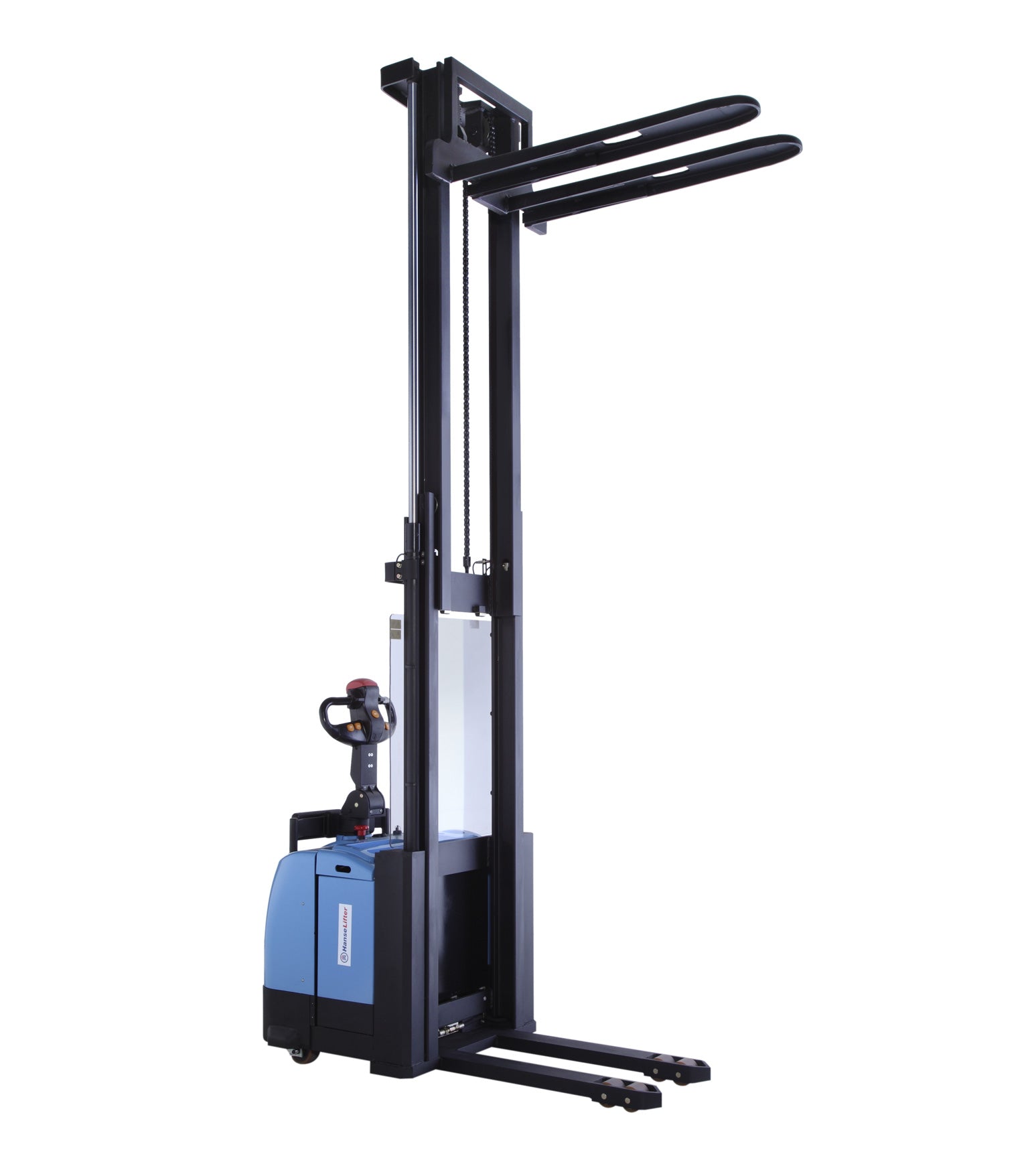 HanseLifter E-DHD-S16 elektrischer Hochhubwagen, 1600 kg Tragfähigkeit, 4000 mm Hubhöhe - Staplertechnik24