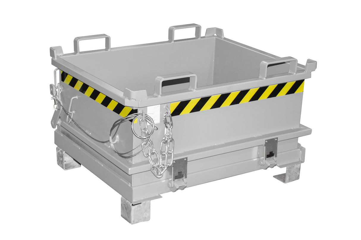 Mini - Klappbodenbehälter MSB 250, lackiert, Mausgrau - Staplertechnik24 - 4417 - 11 - 0000 - 5