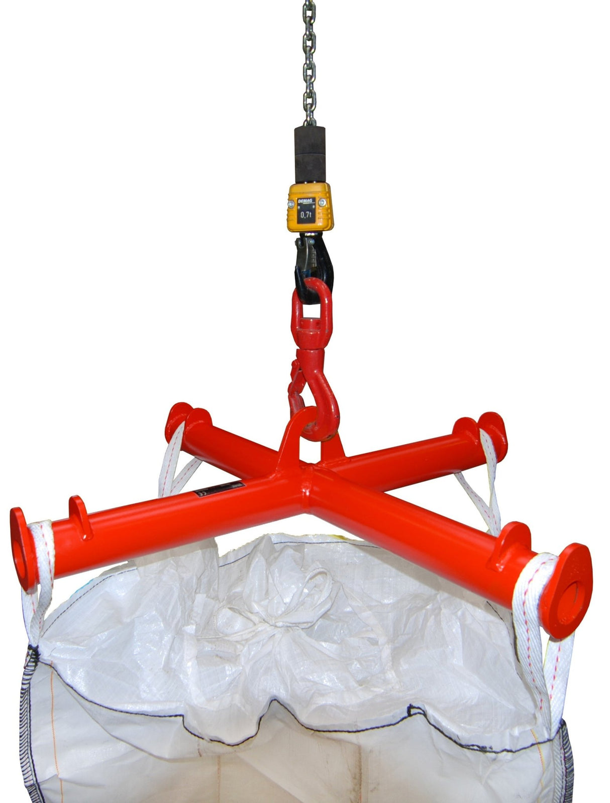 Traverse für Big - Bags TBB, lackiert, Feuerrot - Staplertechnik24 - 4453 - 20 - 0000 - 2